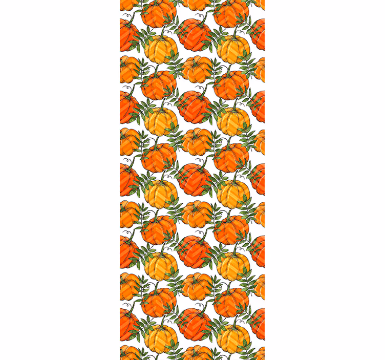 halloweenske tapety tekvica kvitne - Tenstickers