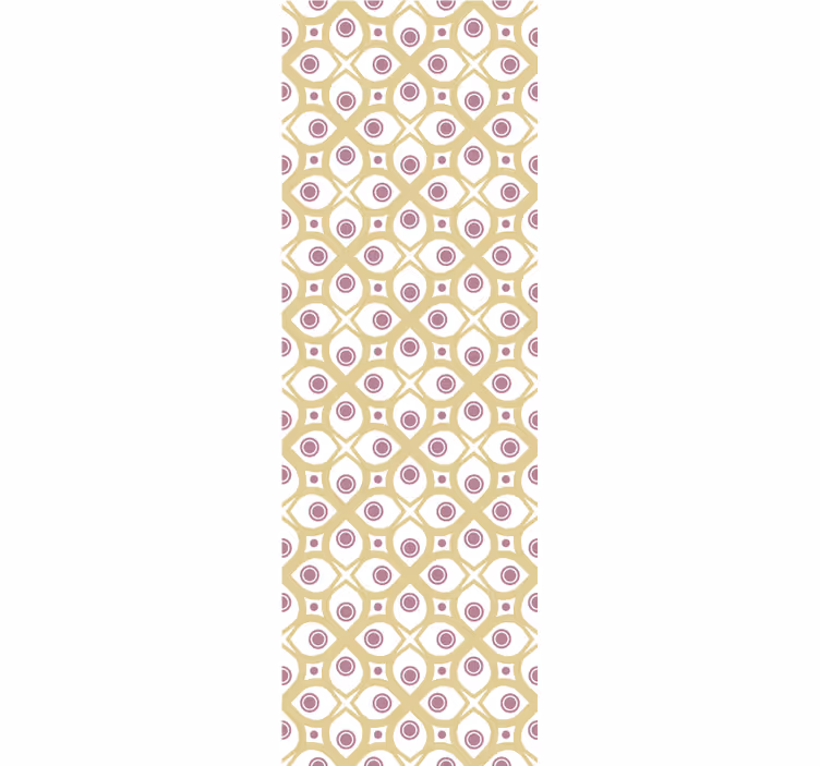 Geometrické tapety retro vzor očí - Tenstickers