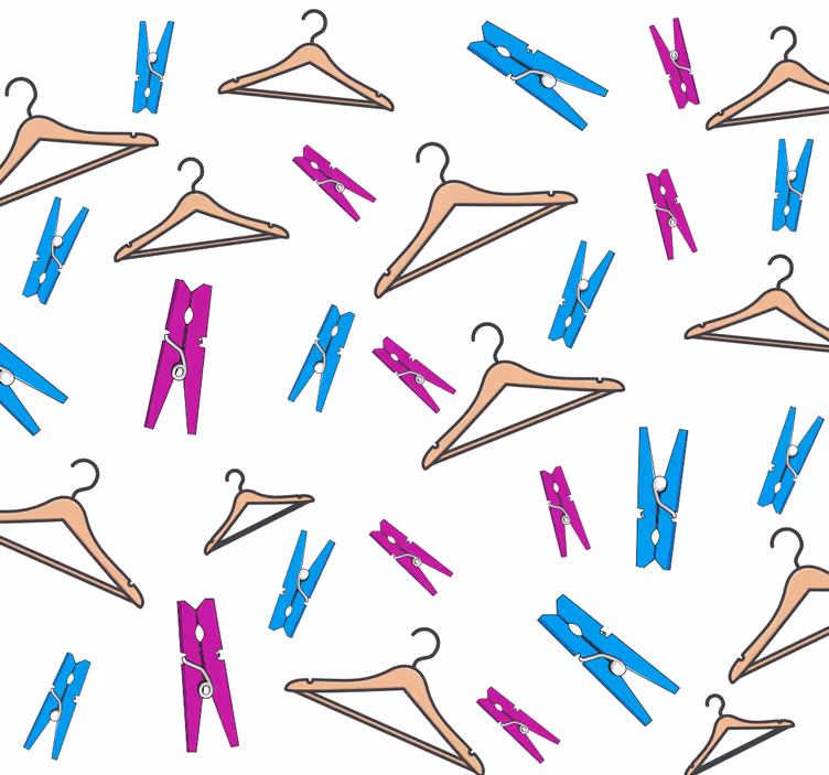 tapety na mieru oblečenie a vešiaky - Tenstickers
