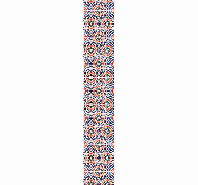 kvetinová tapeta geometrické kvetinové motívy - Tenstickers