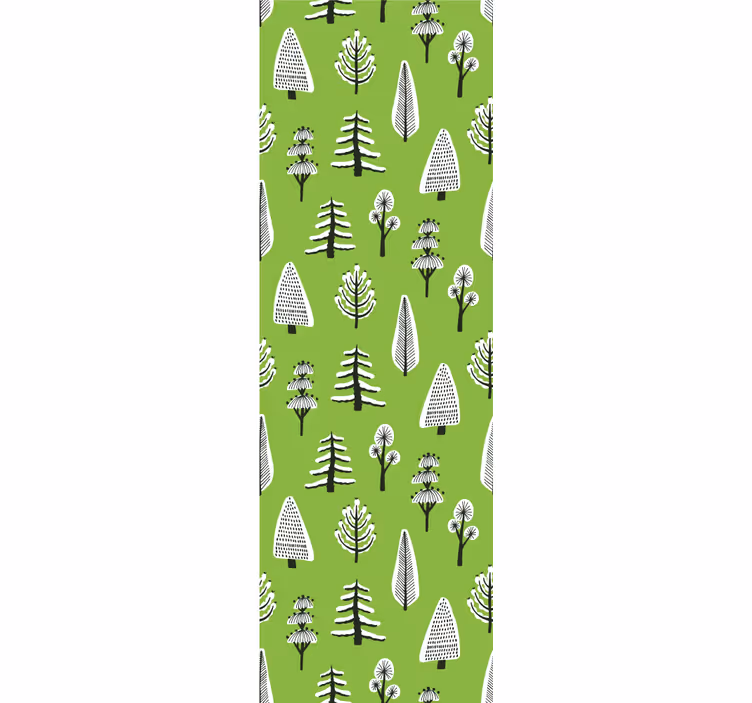 tapety na stenu príroda usporiadanie zeleného stromu - Tenstickers