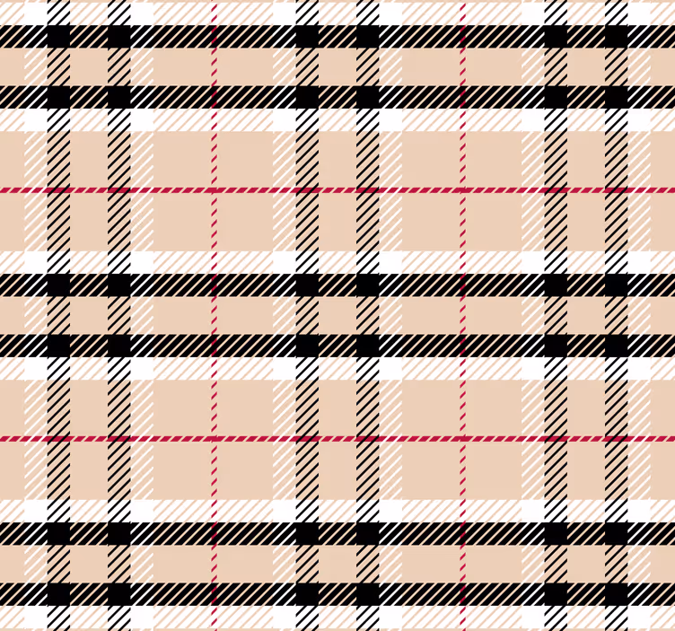 tapety do spálne burberry tartan - Tenstickers