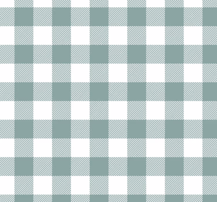 tapety do kuchyne zelený tartan - Tenstickers