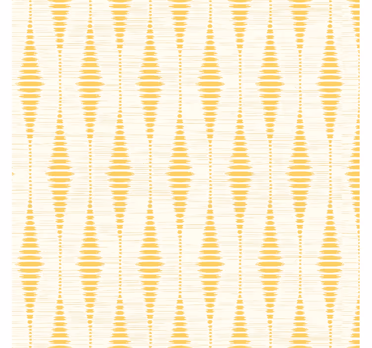 Geometrické tapety žltý rabaul ikat - Tenstickers