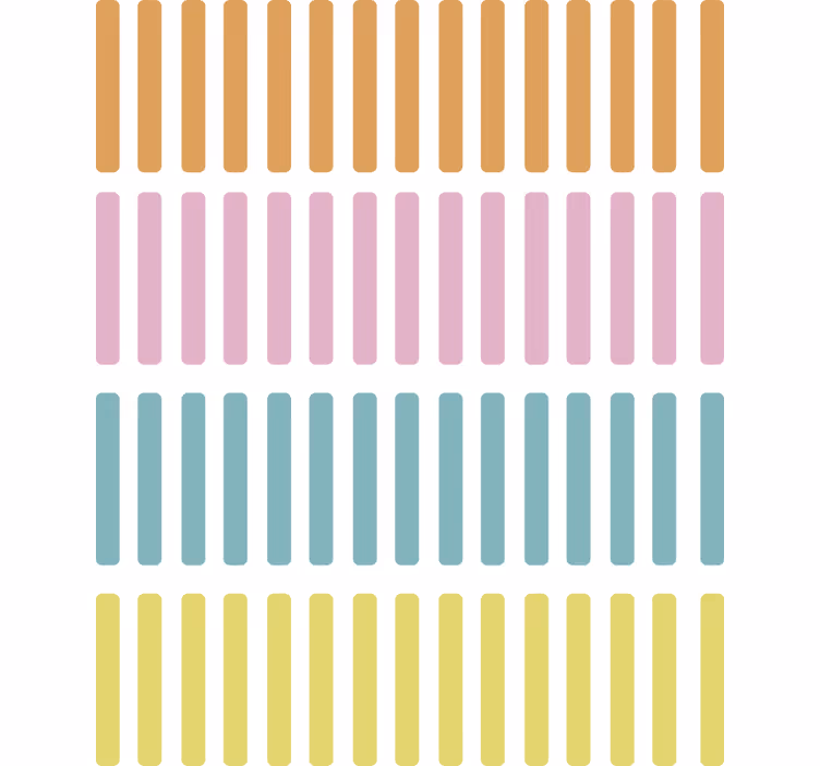 Tapety geometrické vzory farebné konfety tyčky - Tenstickers