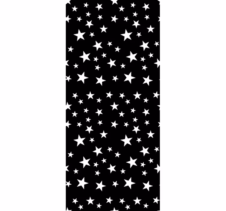 Tapety hviezdy čierna a biela elegancia - Tenstickers