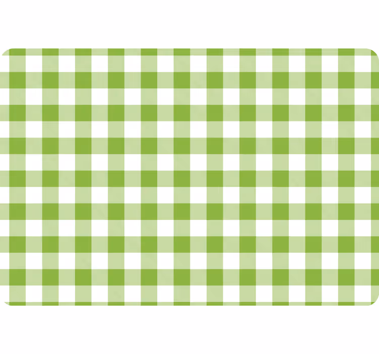 Tapety geometrické vzory v zelenej kockovanej vzore - Tenstickers