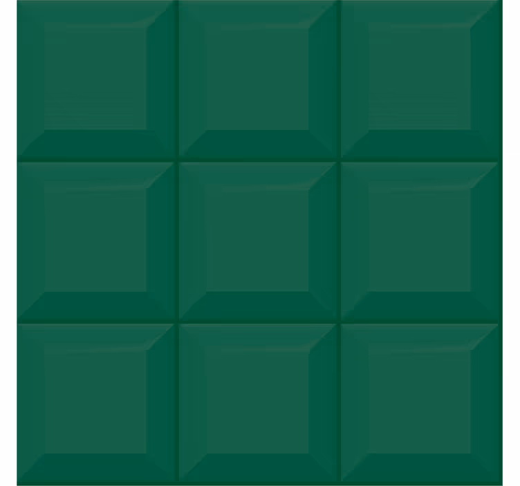 Tapety geometrické vzory 3d zelené štvorce - Tenstickers