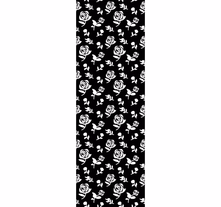 Tapety s ornamentami kvetinový monofónny vzor - Tenstickers