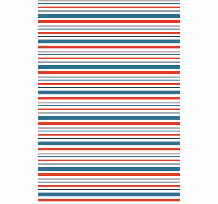 Tapety s ornamentami v námornom retro pruhovaní - Tenstickers