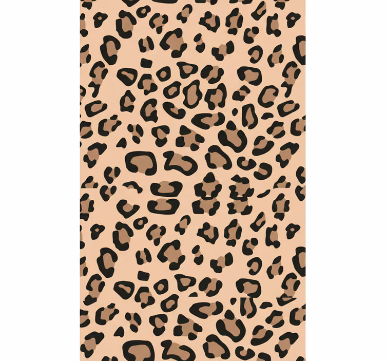 Tapety do obývačky v modernom leopardom vzore - Tenstickers
