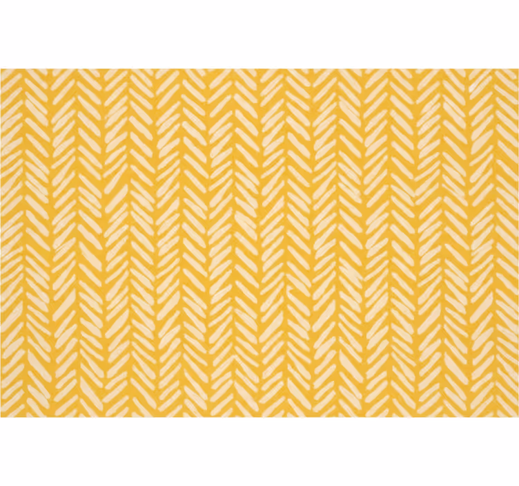 Tapety do obývačky žltý chevron rybí kostra - Tenstickers