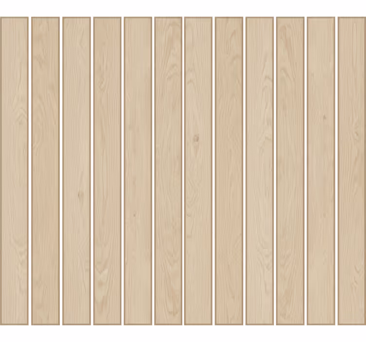 Tapety do obývačky svetlý dubový lamelový vzor - Tenstickers