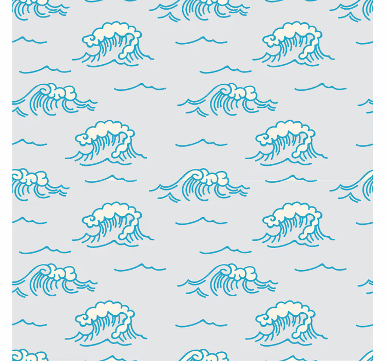 Tapeta do izby morská vlna - Tenstickers