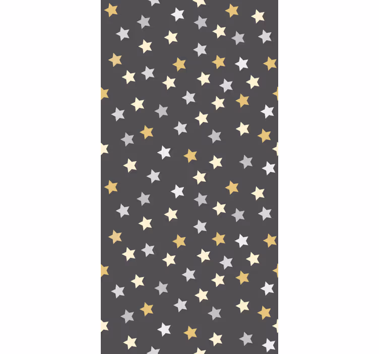 Tapeta do izby zlaté hviezdy kallax - Tenstickers