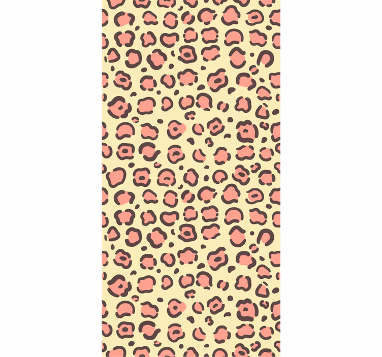 Tapeta do izby s textúrou leopardieho kožucha - Tenstickers