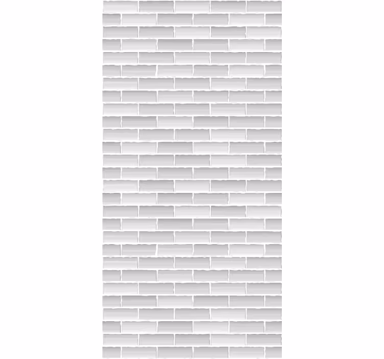 Tapety tehla šedý realistický vzor - Tenstickers