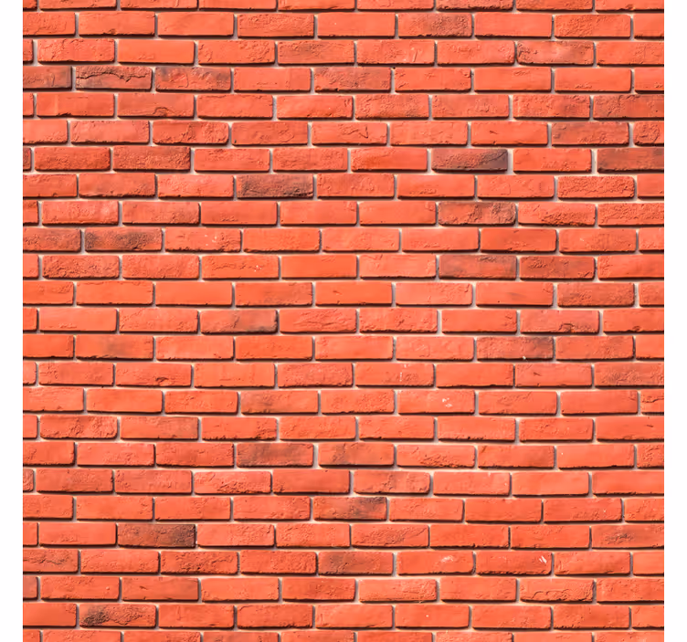 Tapety tehla červený realistický vzor - Tenstickers