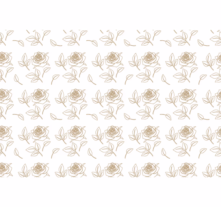 Tapety s ornamentami elegantný vzor ruží - Tenstickers