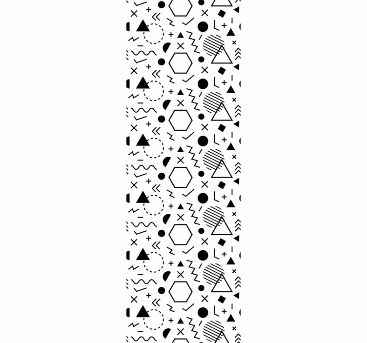 Tapety s ornamentami v odvážnych abstraktných tvaroch - Tenstickers