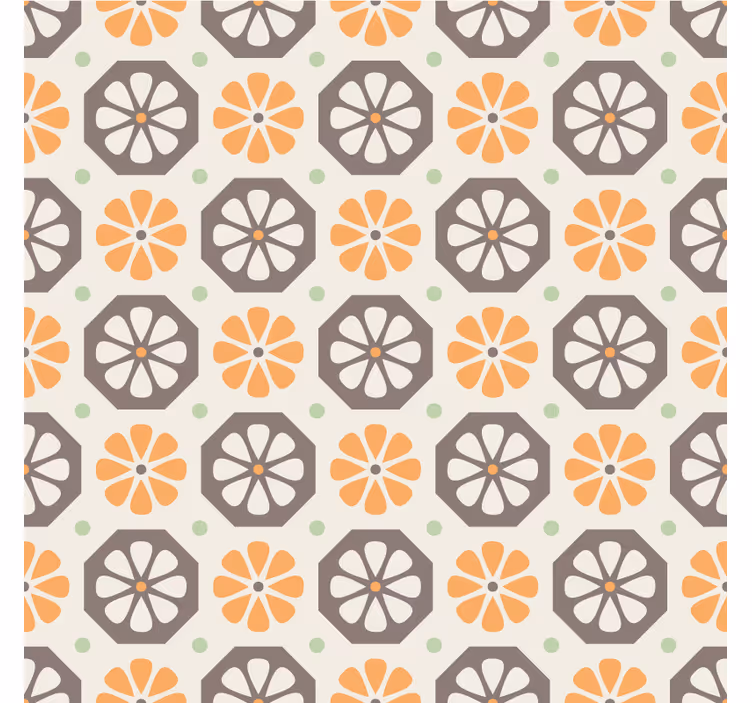 Tapety s ornamentami kvetinové vzory - Tenstickers