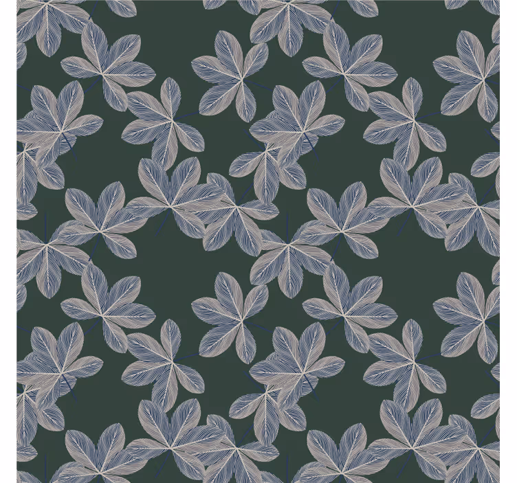 Tapety s ornamentami botanický listový prvok - Tenstickers