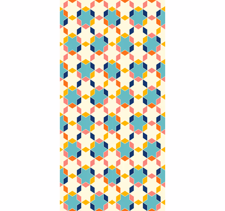 Tapety do obývačky geometrická tesselácia - Tenstickers