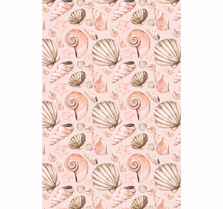 Tapeta na stenu zvierata pastelové mušle - Tenstickers