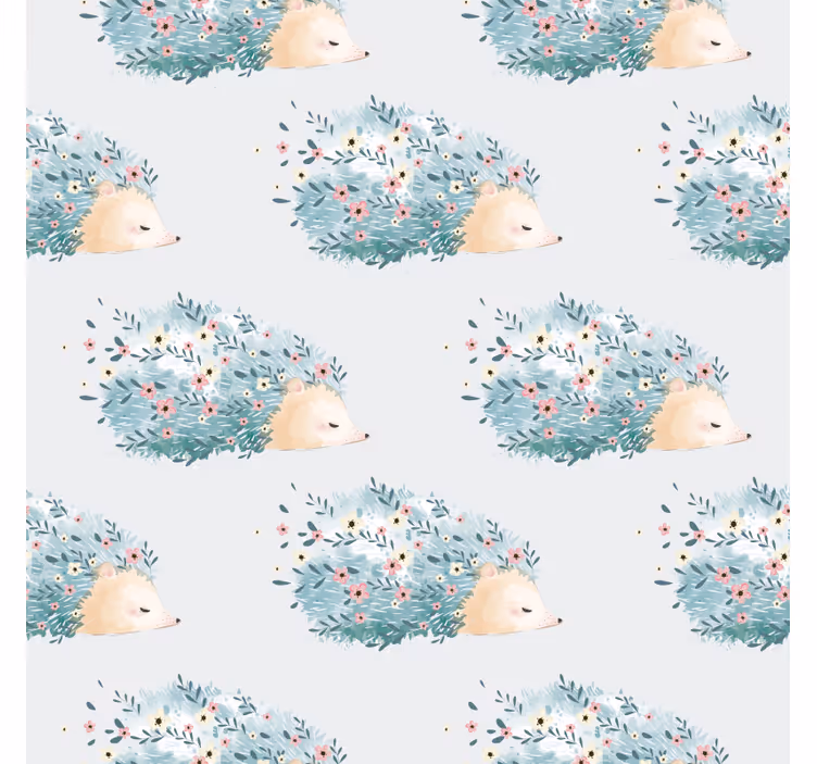 Vzorované tapety s umením ježka - Tenstickers