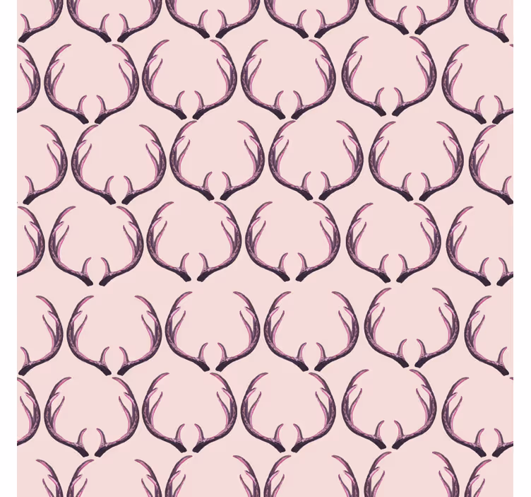 Tapeta na stenu zvierata ružové srnčie parohy - Tenstickers