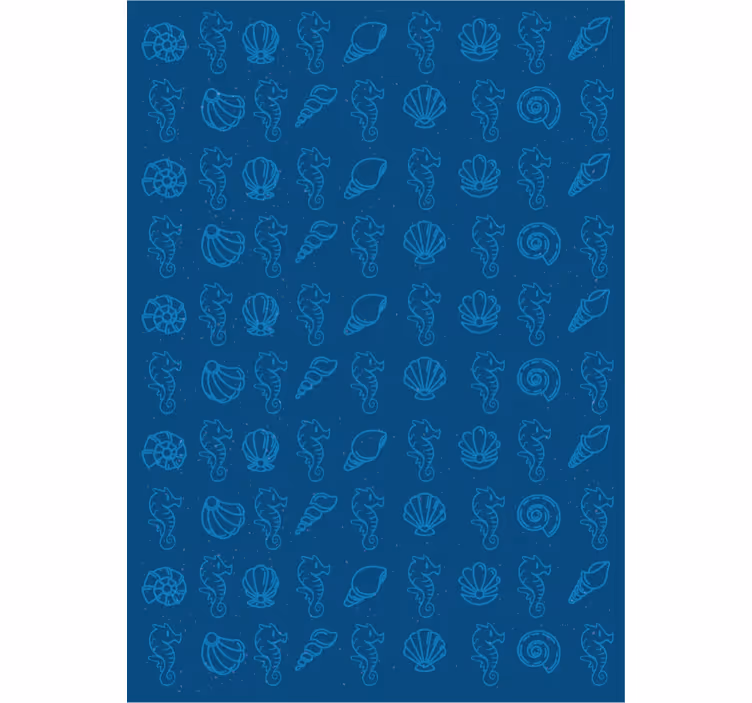 Tapeta na stenu zvierata námorné motívy ilustrácia - Tenstickers