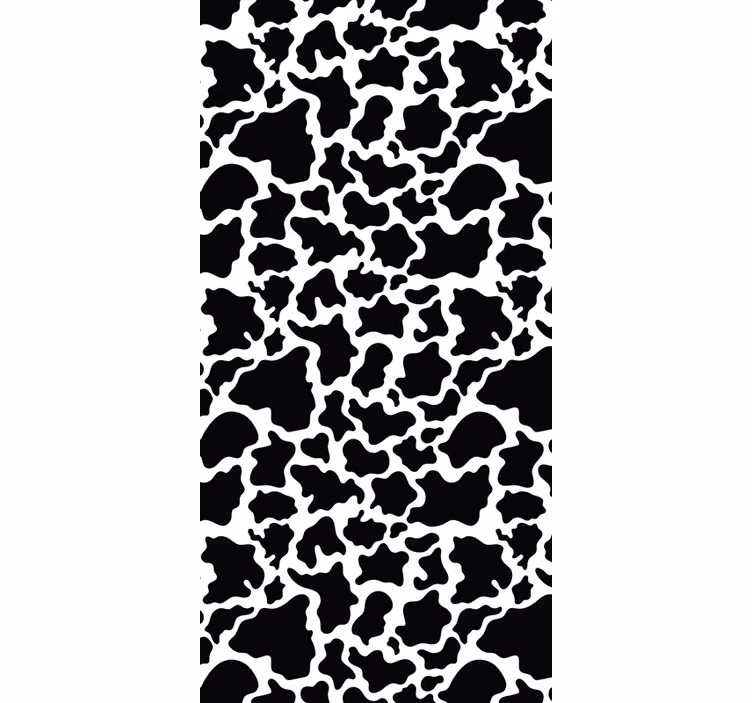 Tapeta na stenu zvierata v dizajne kravskej kože - Tenstickers