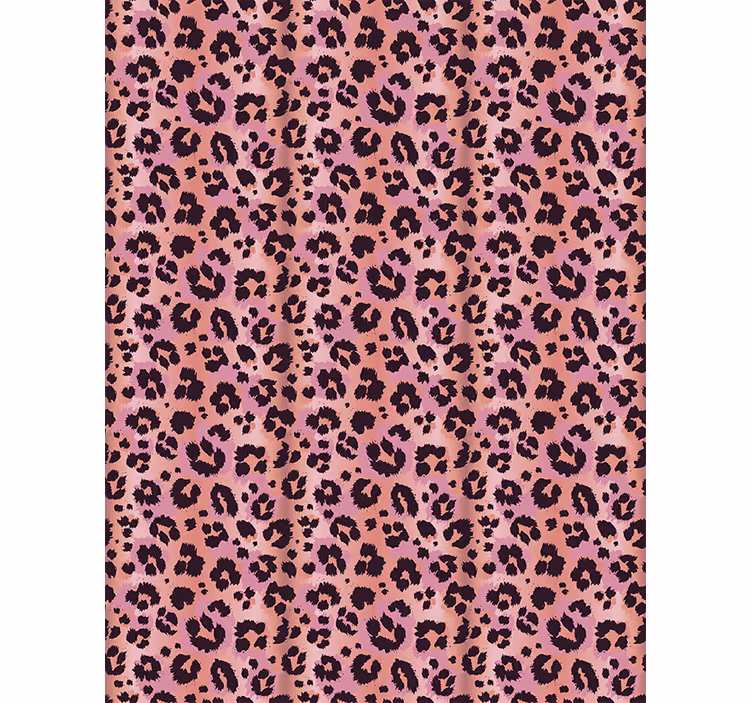 Tapeta na stenu zvierata ružový leopard - Tenstickers
