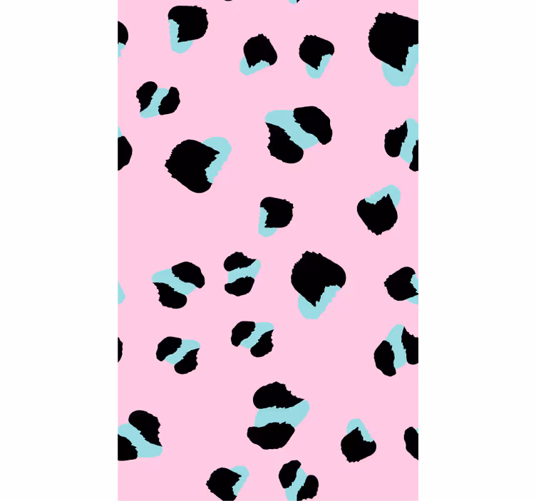 Tapeta na stenu zvierata ružový leopard - Tenstickers
