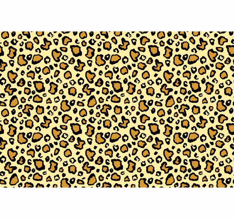 Tapeta na stenu zvierata žltý leopardí vzor - Tenstickers