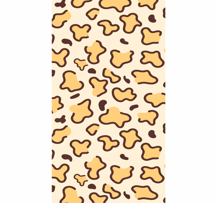 Tapeta na stenu zvierata veľké leopardie tvary - Tenstickers