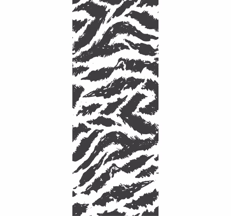 Tapeta na stenu zvierata zebra pruhy koncept - Tenstickers