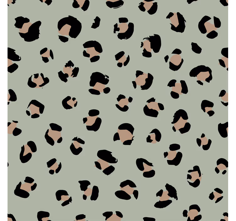 Tapeta na stenu zvierata s leopardími škvrnami - Tenstickers