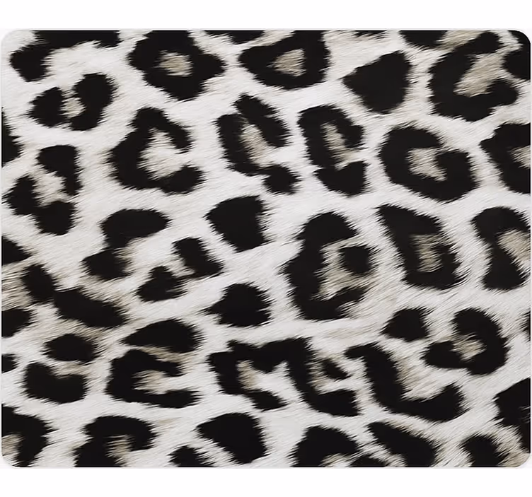 Tapeta na stenu zvierata biely leopardí vzor - Tenstickers
