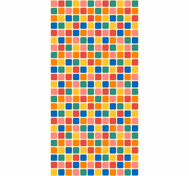 Tapety do kancelárie viacfarebné štvorce - Tenstickers