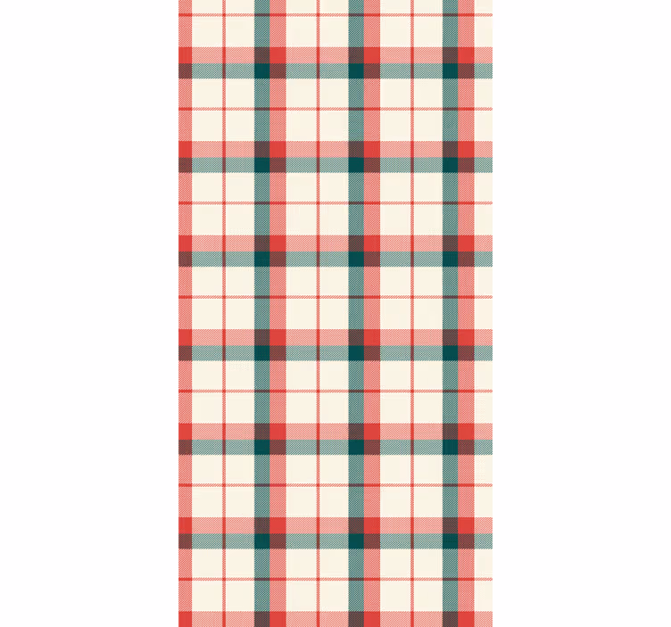 Tapety do kancelárie vianočný tartan - Tenstickers