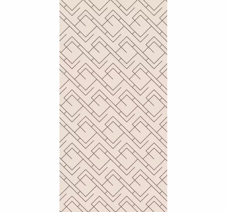 Tapeta do chodby s geometrickým labyrintom - Tenstickers