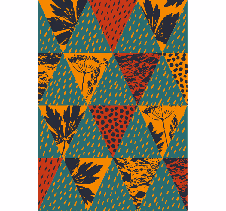 Tapeta do chodby geometrické umenie dážď - Tenstickers