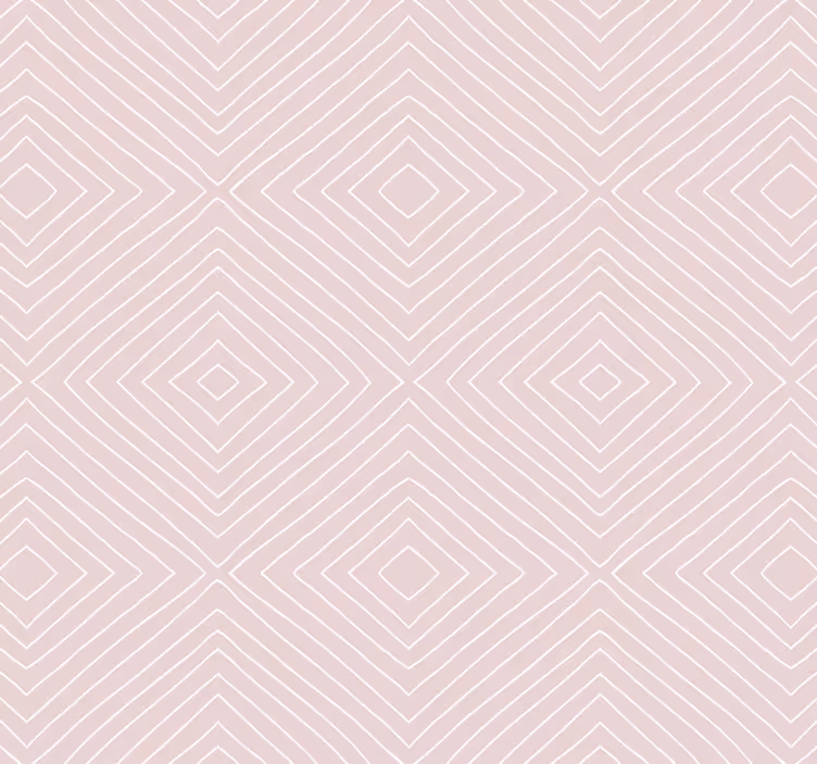 Tapeta do chodby minimalistický ružový štvorcový vzor - Tenstickers