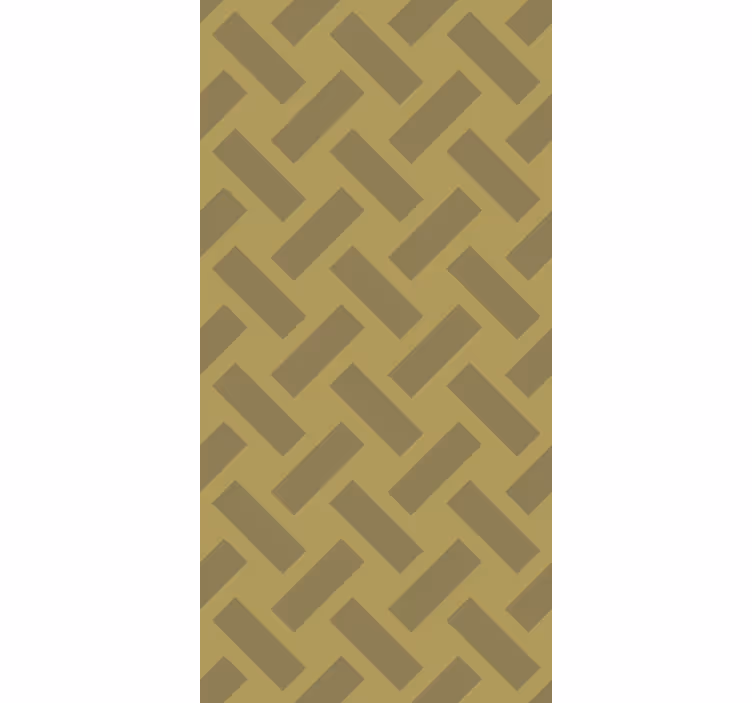 Tapeta do chodby geometrický žltý štvorcový vzor - Tenstickers