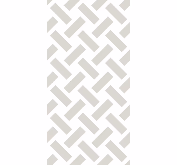 Tapeta do chodby s geometrickým bielym štvorcom - Tenstickers