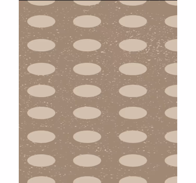 Tapety do jedálne geometrický hnedý kruhový vzor - Tenstickers