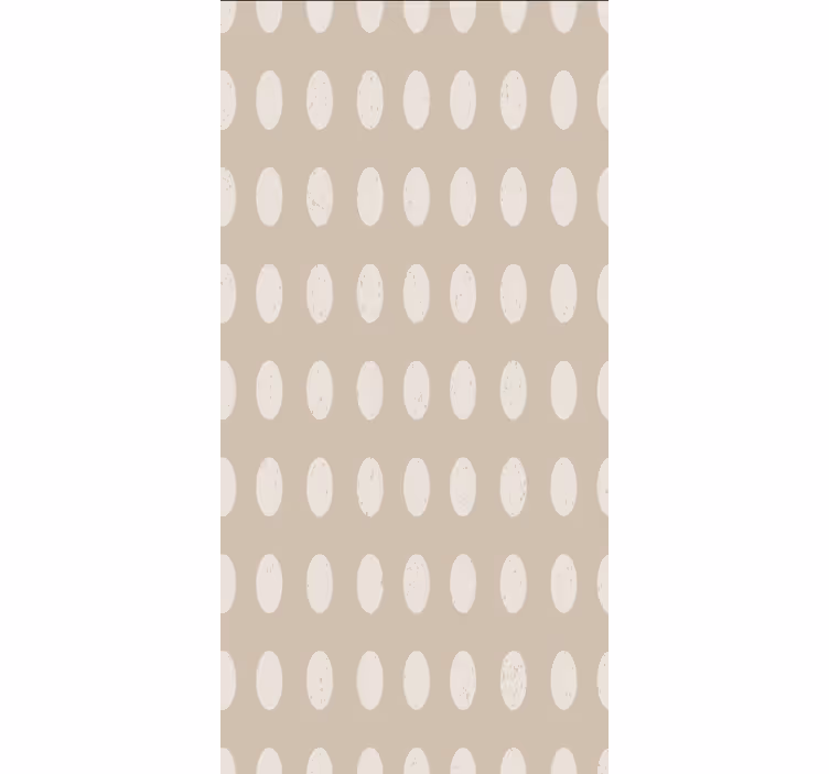 Tapety do jedálne s geometrickým bielym kruhovým vzorom - Tenstickers