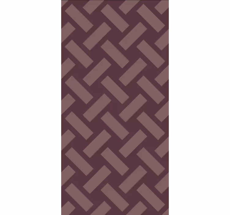 Tapety do jedálne geometrický fialový štvorcový vzor - Tenstickers