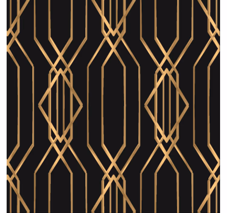 Tapety do jedálne v štýle art deco elegancia - Tenstickers